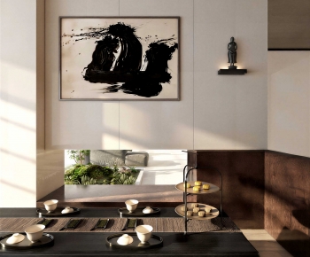 Wabi-sabi Style Tea House-ID:416408061