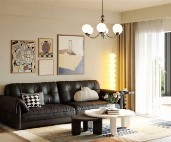 Modern A Living Room-ID:217982053