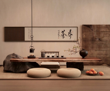 New Chinese Style Tea Tables And Chairs-ID:926068075