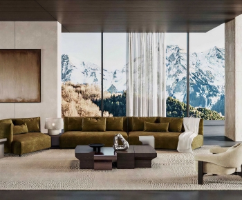 Modern A Living Room-ID:811796907