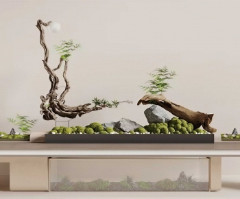 New Chinese Style Plant Landscaping-ID:891100886