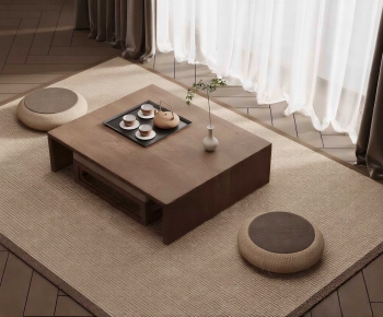 New Chinese Style Tea Tables And Chairs-ID:602870941