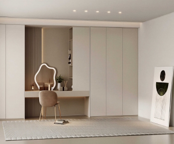 Modern Clothes Storage Area-ID:790442942