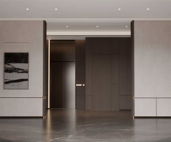 Modern Office Elevator Hall-ID:517508034