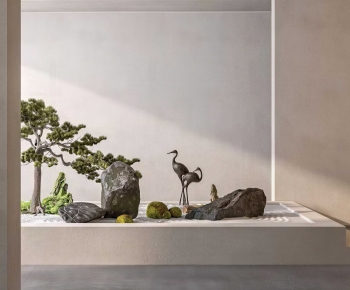 New Chinese Style Plant Landscaping-ID:865000017