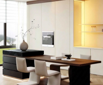 Modern Dining Table And Chairs-ID:445703987