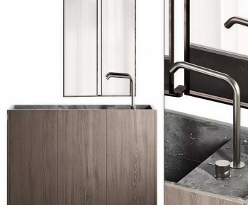 Modern Bathroom Cabinet-ID:489239716