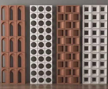 Modern Cement Brick Screen Partition-ID:610678919