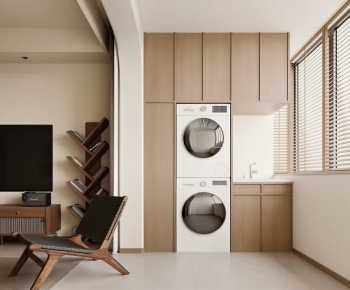 Modern Laundry Cabinet-ID:719470029