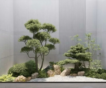 New Chinese Style Plant Landscaping-ID:409709934