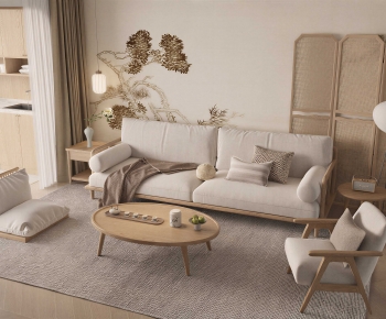 Japanese Style Sofa Combination-ID:141454947