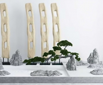 New Chinese Style Plant Landscaping-ID:138109928