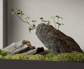 New Chinese Style Plant Landscaping-ID:872577912