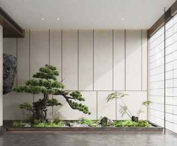 New Chinese Style Plant Landscaping-ID:753432041