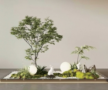 New Chinese Style Plant Landscaping-ID:300513982