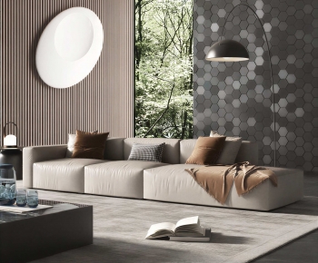 Modern A Living Room-ID:764684929