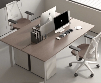 Modern Office Desk And Chair-ID:714740995