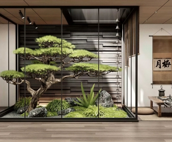 Japanese Style Plant Landscaping-ID:506510765