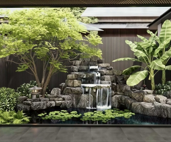Japanese Style Courtyard/landscape-ID:466288094