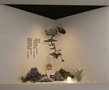 New Chinese Style Plant Landscaping-ID:409094101