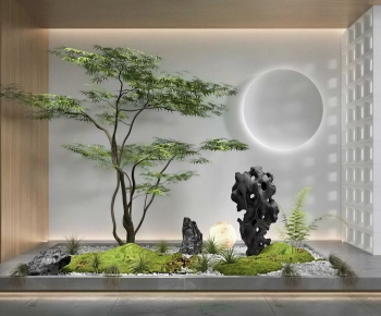 New Chinese Style Plant Landscaping-ID:263390064