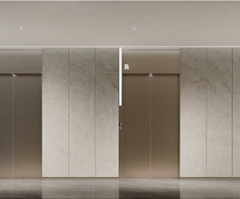Modern Office Elevator Hall-ID:408229821