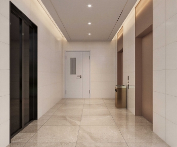 Modern Office Elevator Hall-ID:814363967