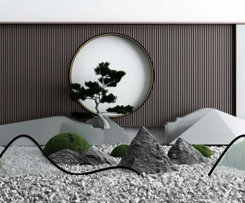 New Chinese Style Plant Landscaping-ID:619088895