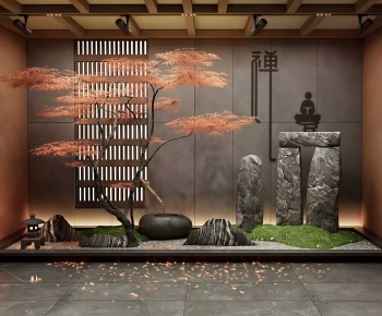 Japanese Style Plant Landscaping-ID:195993909