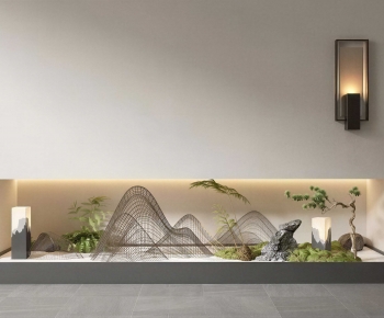 New Chinese Style Plant Landscaping-ID:149359949