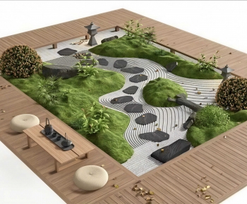 Japanese Style Courtyard/landscape-ID:964704993