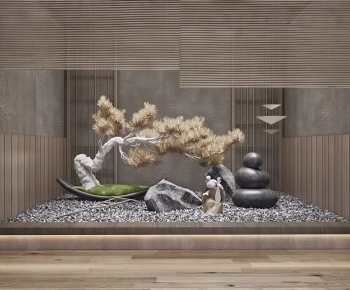 New Chinese Style Plant Landscaping-ID:691303974