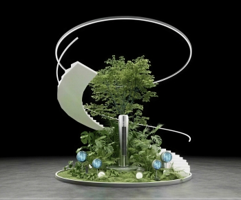 Modern Plant Landscaping-ID:126558078