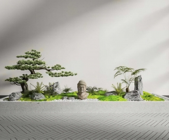 New Chinese Style Plant Landscaping-ID:994266033