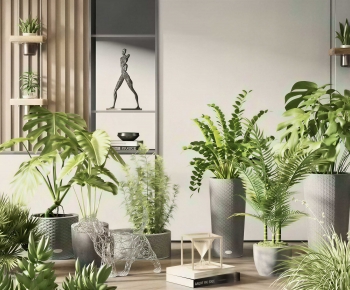 Modern Ground Green Plant Potted Plants-ID:196609978