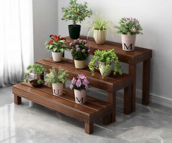 Modern Potted Green Plant-ID:489289052