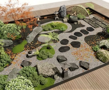 Japanese Style Courtyard/landscape-ID:980386028