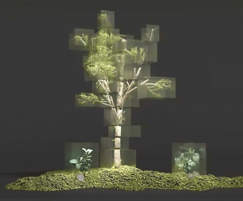 Modern Plant Landscaping-ID:917757994