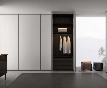 Modern Clothes Storage Area-ID:650141959