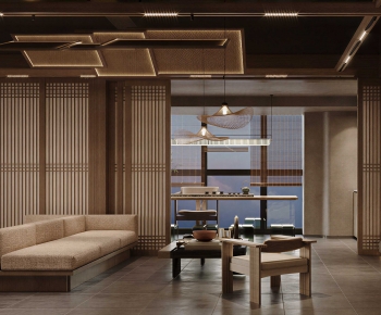 New Chinese Style Teahouse Tea House-ID:118475919