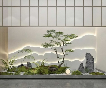 New Chinese Style Plant Landscaping-ID:752907996