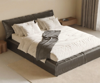 Modern Double Bed-ID:109744075