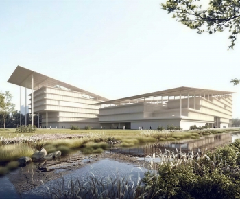 Modern Industrial Building-ID:466006048