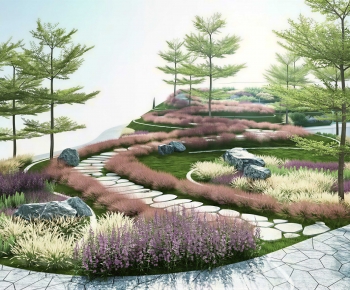 Modern Park Landscape-ID:697696928