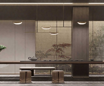 New Chinese Style Tea House-ID:859179525