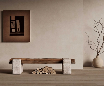 Wabi-sabi Style Bench-ID:432908063