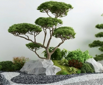 New Chinese Style Plant Landscaping-ID:300156122
