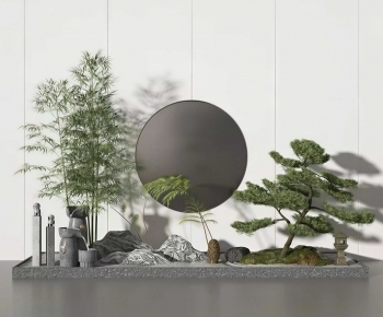 New Chinese Style Plant Landscaping-ID:940572984