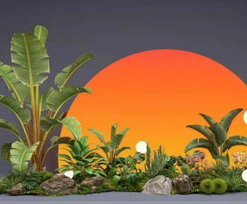 Modern Plant Landscaping-ID:680753956