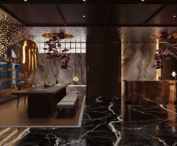 New Chinese Style Teahouse Tea House-ID:114969979